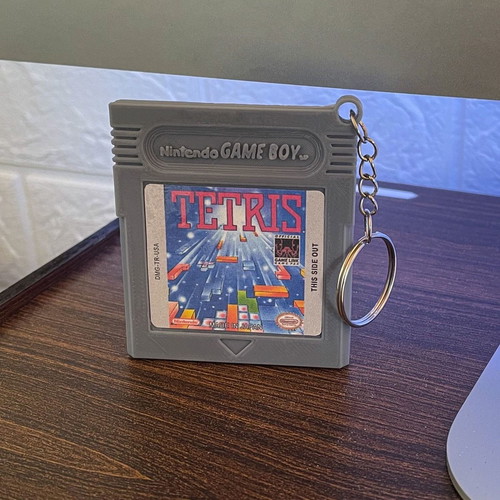 Gameboy cartridge keychain new customizable for any game
