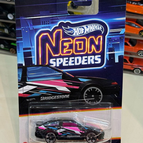 Hot Wheels Neon Speeders Toyota AE86 Corolla new, 1:64 scale
