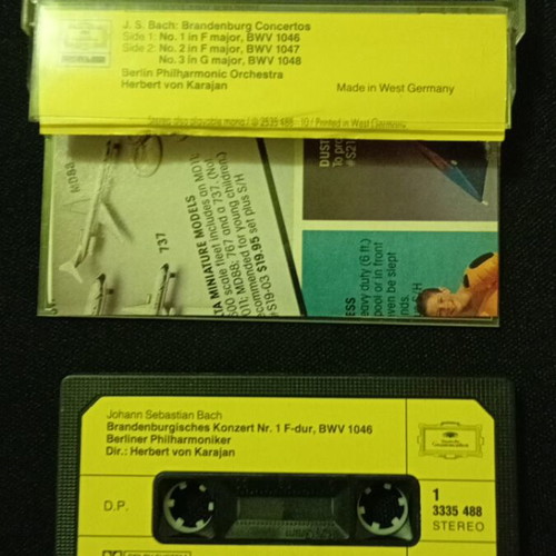 BACH Made in West Germany collectible cassette like new