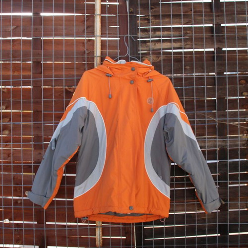 Timeout jacket like new, size L, gray and orange