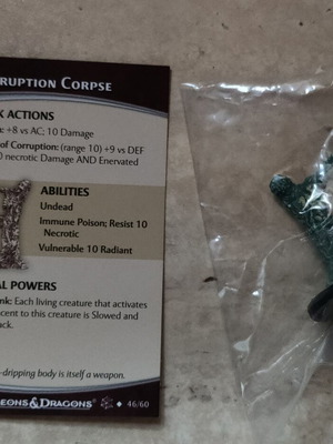 Dungeons & Dragons Demonweb Corruption Corpse figure #46/60