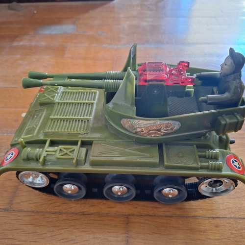 Panther Tank vintage battery-operated toy, like new, rare collectible