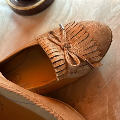 Marco Tozzi women's ballerina shoes like new, suede, size 40