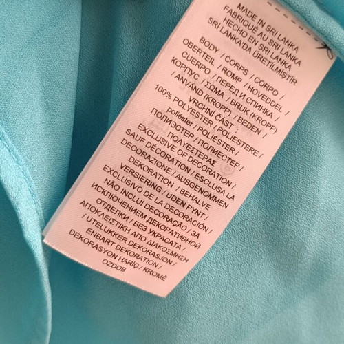 Ralph Lauren blouse Small like new, turquoise color, 3/4 sleeve
