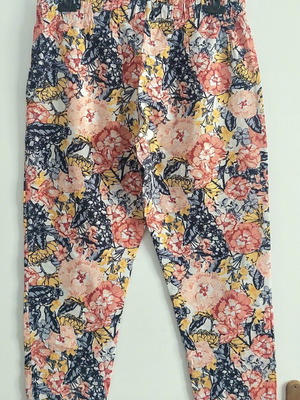 Esmara floral pants, size XL