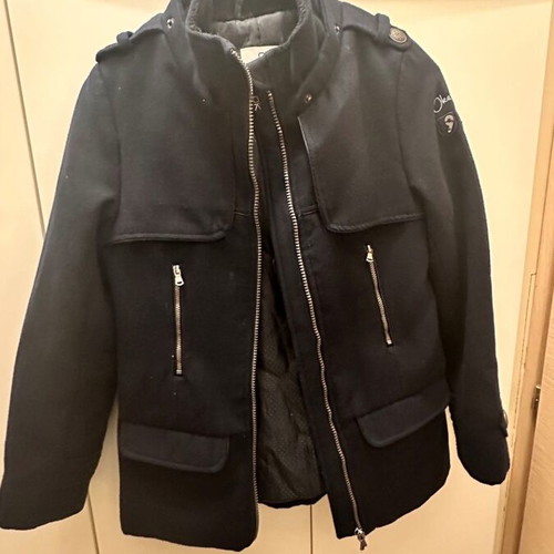 Okaidi children's winter coat dark blue like new, age 10