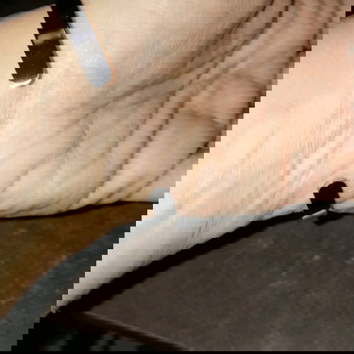 Αιγόκερως χειροπέδα καινούργια από ανοξείδωτο ατσάλι ασημί