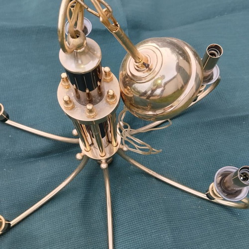 Golden chandeliers in like-new condition, set of 2