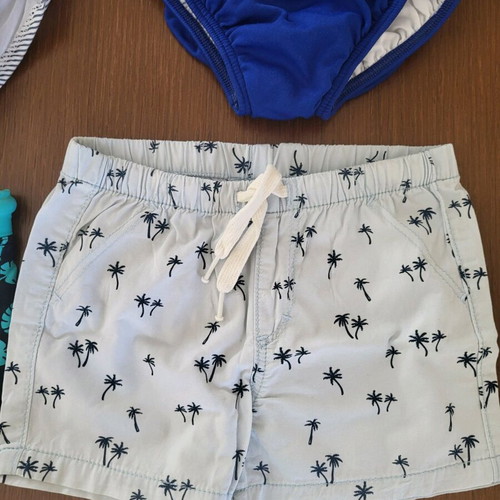 Swimwear set for 1-year-old boy like new with black cap