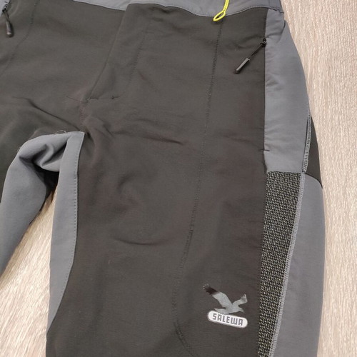 Salewa mountaineering hiking pants size M, like new, black-gray