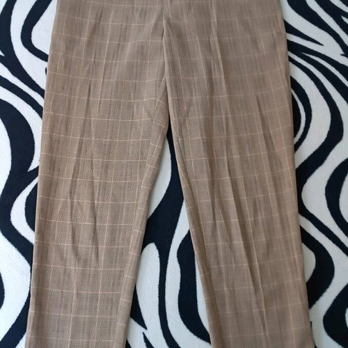 Sofie Schnoor checked office pants like new, beige