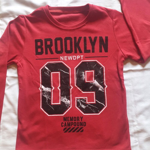 Long sleeve shirt Bouny Baby red for 9-10 years like new