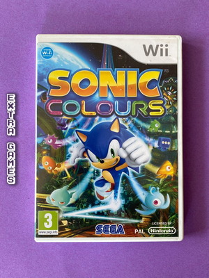 Sonic Colours Nintendo Wii μεταχειρισμένο, παιχνίδι δράσης περιπέτειας