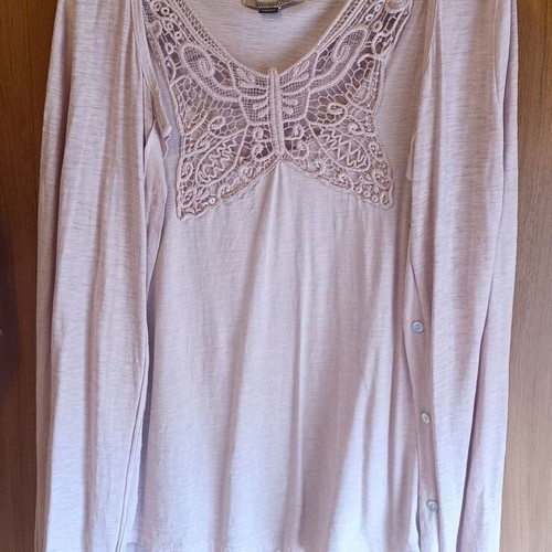 Attrattivo set sleeveless top with design and jacket like new