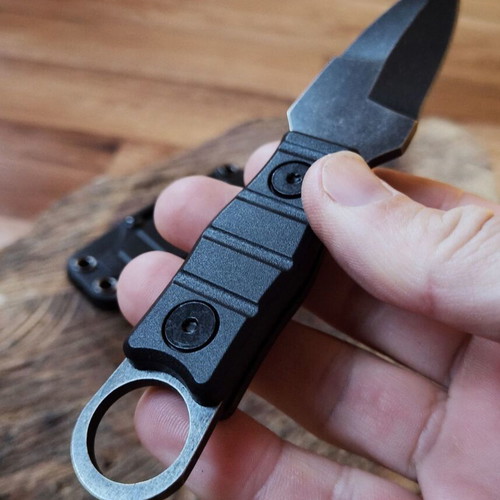 Kizlyar Yozh Wild Tactical Black Bushcraft hunting survival camping knife new
