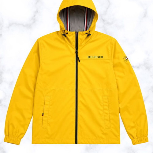 Tommy Hilfiger Waterproof Jacket like new, yellow, men's L
