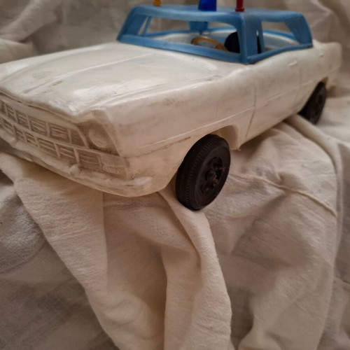 Plastic Vintage Police Car 60s used