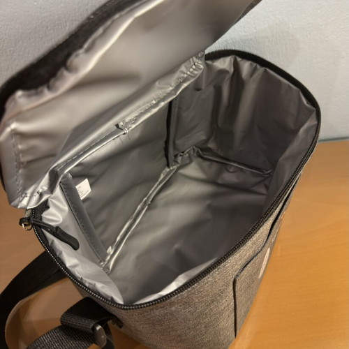 Cooling Bag gray with adjustable strap, new