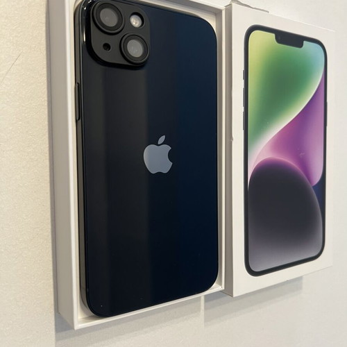 iPhone 14 Plus 128GB smartphone with screen and camera protection