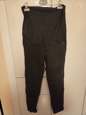 Τζιν εγκυμοσύνης H&M χακί skinny small σαν καινούργιο