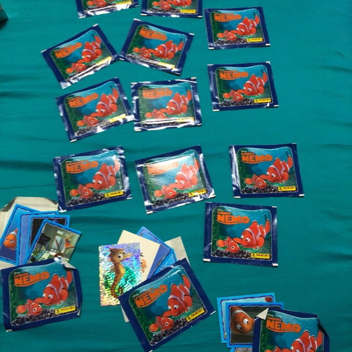 Finding Nemo Panini stickers set 12 sealed packs like new