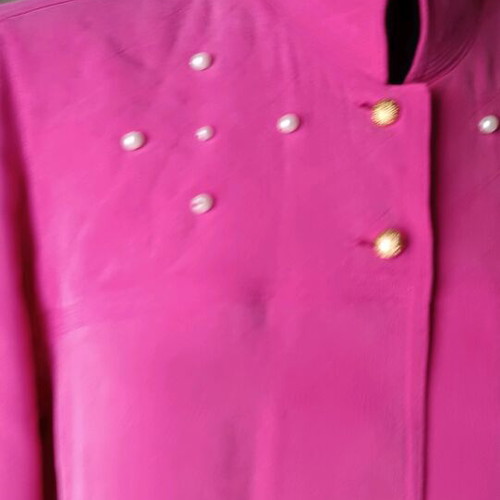 Contessa Roberta Vintage Silk Robe like new, vibrant fuchsia pink