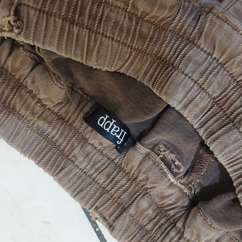 Brown elastic jeans pants used, size 54, stretch waist up to 72 cm