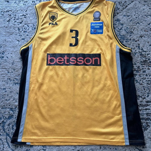 AEK Bogris Matchworn Jersey like new, size XXL