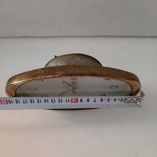 Tresure vintage clock used, wind-up from the 1960s