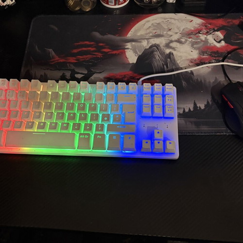 ADX RGB gaming keyboard and Trust gaming mouse set