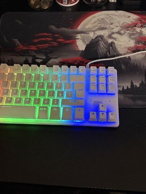 ADX RGB gaming keyboard and Trust gaming mouse set