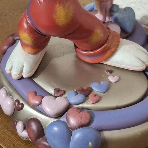 The Art of Disney Jessica & Roger Rabbit figure and jewelry box like new