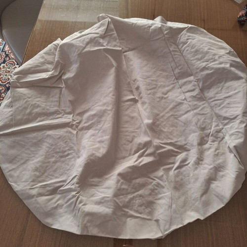Stokke Sleepi Mini V3 fitted baby sheet like new, white and beige