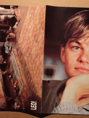 Ένθετο αφίσα περιοδικού με Leonardo DiCaprio