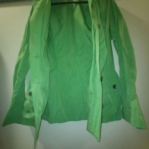 Spring jacket size S new, green