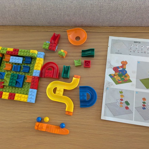 Small Building Blocks with Slides Compatible with Popular Brand