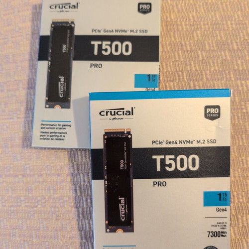 Crucial T500 PRO 1TB PCIe Gen4 NVMe M.2 SSD