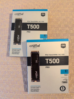 Crucial T500 PRO 1TB PCIe Gen4 NVMe M.2 SSD