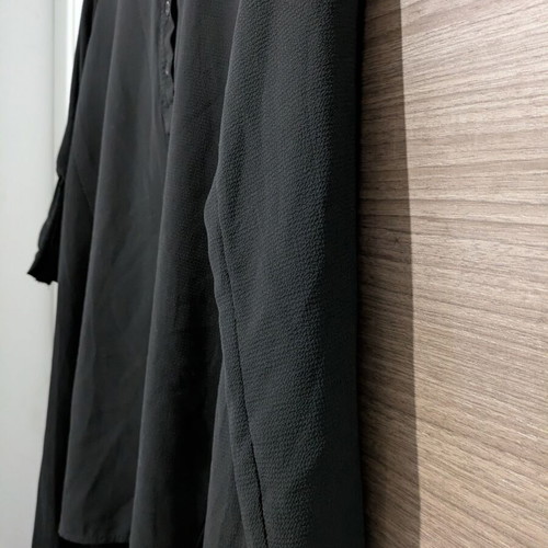 Black shirt dress like new, one size