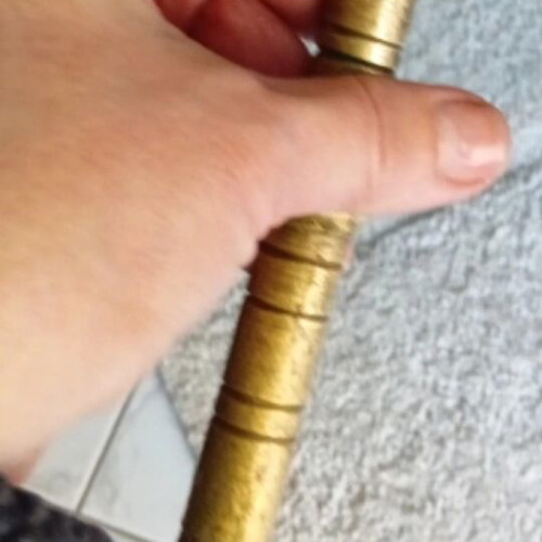 Vintage large brass mortar used, heavy