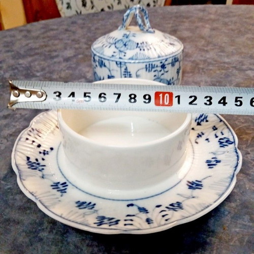 Vintage porcelain butter dish
