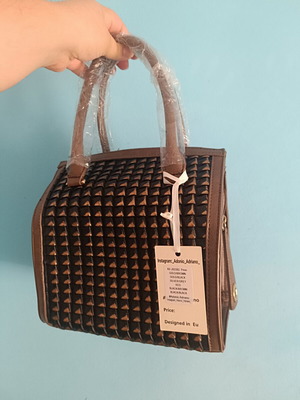Adonio Adriano handbag new with tag, black and brown