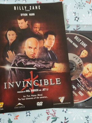 Invincible DVD used with Greek subtitles