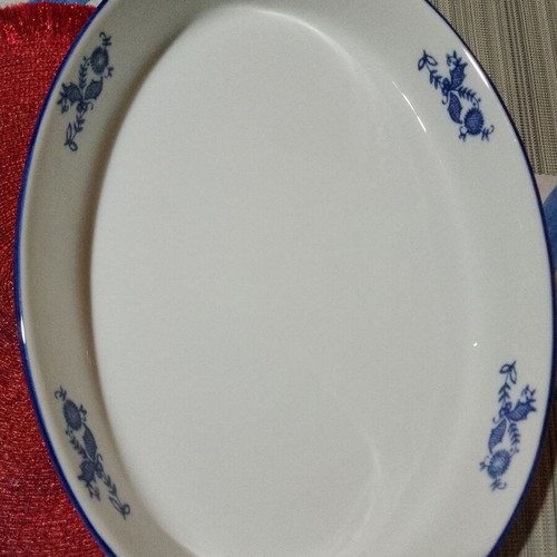 Alexander serving platter with flowers, new