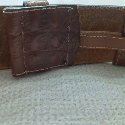 Marja Kurki leather belt brown like new, size 80