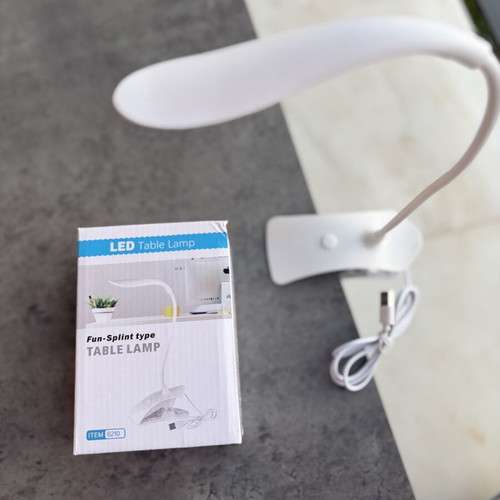 Flexible LED Clip-On Desk Lamp USB, new
