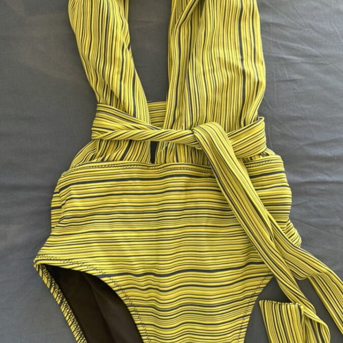 Sophie Deloudi one-piece swimsuit like new, size S, yellow
