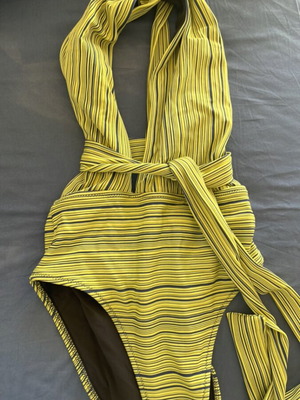Sophie Deloudi one-piece swimsuit like new, size S, yellow