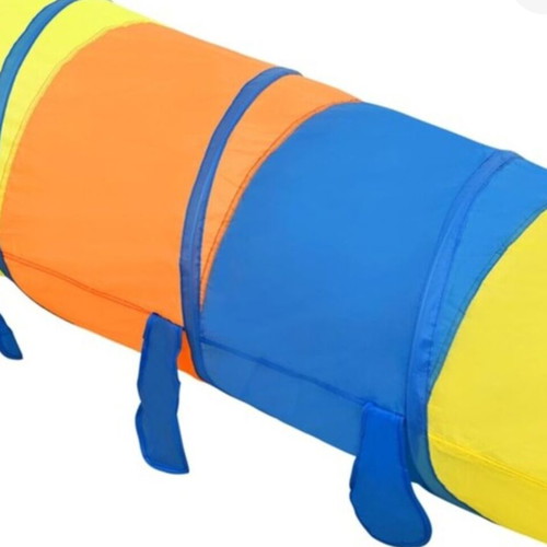 Vidaxl Children's Tunnel 45 x 245 cm Multicolor