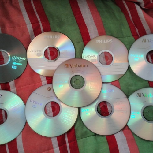 DVD discs new, pack of 9